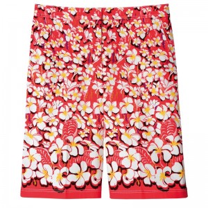 Longchamp Bermuda Shorts Strawberry | XJZUA-7592