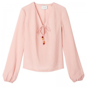 Longchamp Blouse Nude | WYVRC-4276