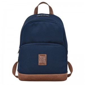 Longchamp Boxford Backpack Albastri | JRUSX-9607