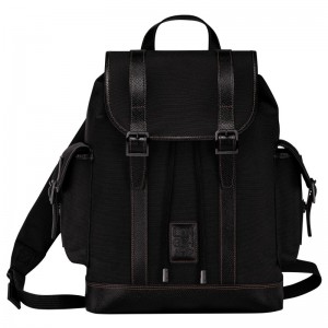 Longchamp Boxford Backpack Negrii | PLWMB-8964