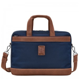Longchamp Boxford L Briefcase Albastri | FXMZV-5487