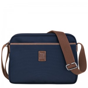 Longchamp Boxford M Camera Bag Albastri | MGZRJ-9316