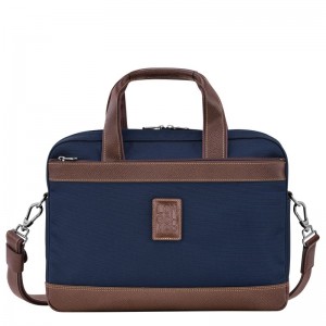 Longchamp Boxford S Briefcase Albastri | UQLMC-7023