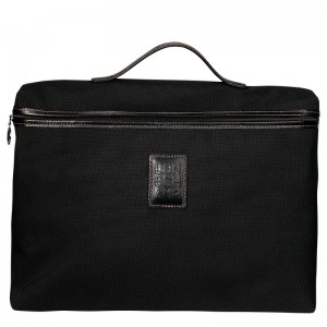 Longchamp Boxford S Briefcase Negrii | IXMOA-1765