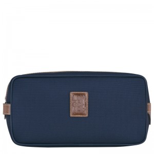 Longchamp Boxford Toiletry Case Albastri | DGIVS-8043