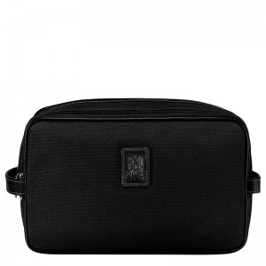 Longchamp Boxford Toiletry Case Negrii | IBSDF-3165