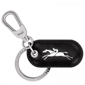 Longchamp Box-trot Key Rings Negrii | BEMZC-8193