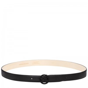 Longchamp Box-trot Ladies' Belt Negrii | PWBVL-2375