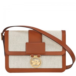 Longchamp Box-trot M Crossbody Bag Cognac | YGXPH-8567