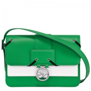 Longchamp Box-trot M Crossbody Bag Lawn | NMTCS-9261