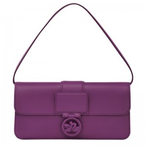 Longchamp Box-trot M Shoulder Bag Violet | JUNSC-1439