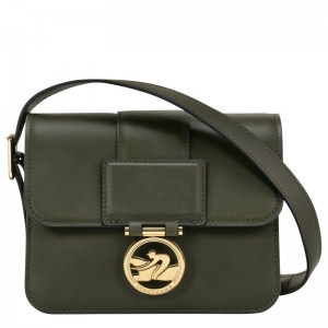 Longchamp Box-trot S Crossbody Bag Kaki | VMHZY-2739