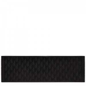 Longchamp Chevaux Jacquard Stole Negrii | DIOAU-1546