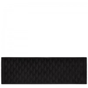 Longchamp Chevaux Jacquard Stole Negrii | QJNYK-0751