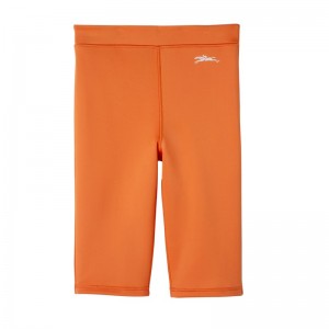 Longchamp Cycling Short Pants Portocalii | ISOPN-1952