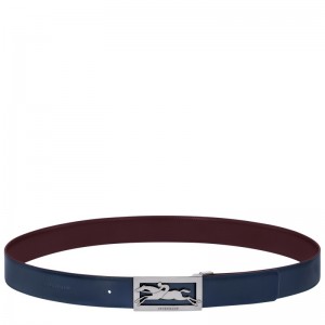 Longchamp Delta Box Bleumarin Visinii | DAHGK-3645