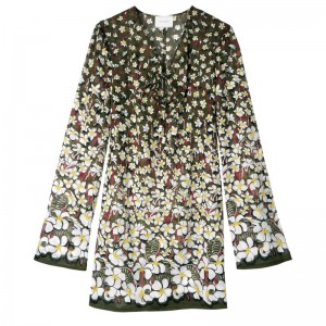 Longchamp Dress Kaki | LNCWX-0164