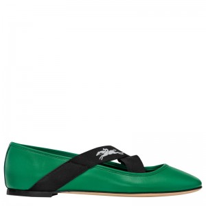 Longchamp Energy Ballerinas Verzi | QUYZT-2847