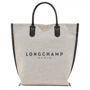 Longchamp Essential M Tote Bag Ecru | HEYZG-6037