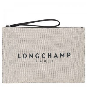 Longchamp Essential Pouch Ecru | MIKCB-0217