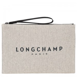 Longchamp Essential Pouch Ecru | XRSAP-7850
