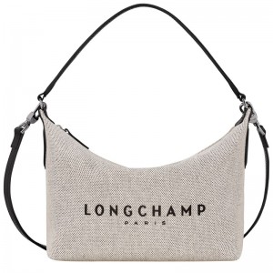 Longchamp Essential S Crossbody Bag Ecru | EXAZU-6918