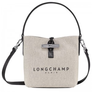 Longchamp Essential Xs Bucket Bag Ecru | TMEVQ-6329