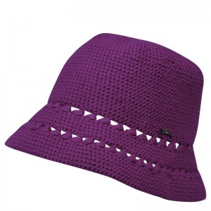Longchamp Hat Violet | RVKEP-9286