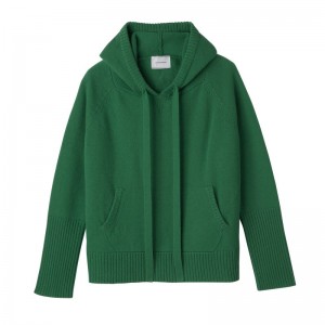 Longchamp Hoodie Jumper Verzi | GKOUJ-9034