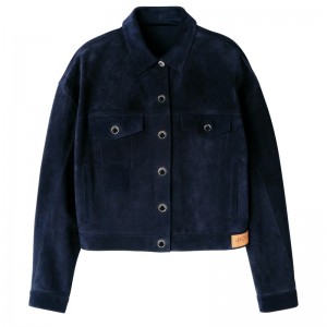 Longchamp Jacket Bleumarin | OIEUY-0275