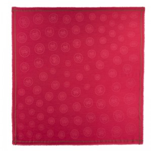 Longchamp La Médaille Longchamp Shawl Magenta | IMZVF-5032