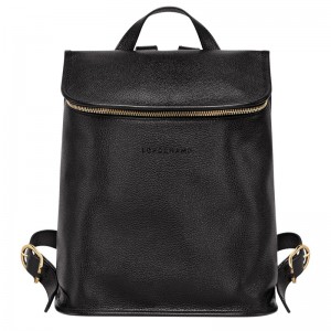 Longchamp Le Foulonné Backpack Negrii | FBOPY-9480
