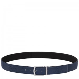 Longchamp Le Foulonné Belt Bleumarin Negrii | ADVHL-8456