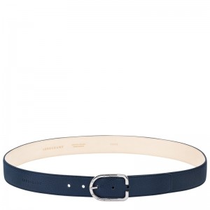 Longchamp Le Foulonné Belt Bleumarin | NERKY-8109