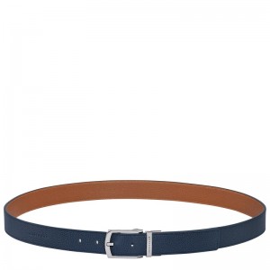 Longchamp Le Foulonné Belt Bleumarin | UZKEL-6295