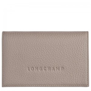 Longchamp Le Foulonné Card Holder Turtledove | CHDUF-1346