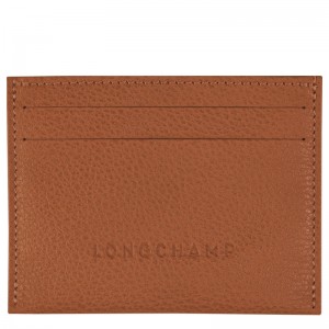 Longchamp Le Foulonné Cardholder Caramel | XZCLE-4638