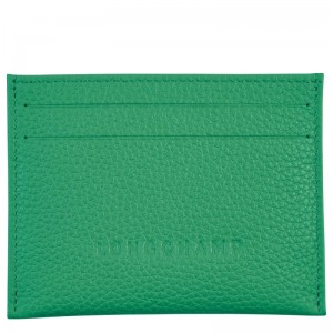 Longchamp Le Foulonné Cardholder Verzi | GXLKZ-9571