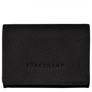 Longchamp Le Foulonné Coin Purse Negrii | GJTOS-4175
