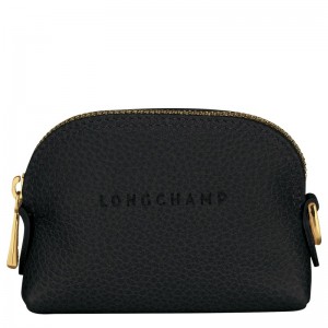 Longchamp Le Foulonné Coin Purse Negrii | WDLQZ-3214