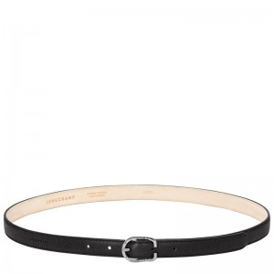 Longchamp Le Foulonné Ladies' Belt Negrii | SWLIM-7509