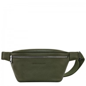 Longchamp Le Foulonné M Belt Bag Kaki | CXBGR-9124