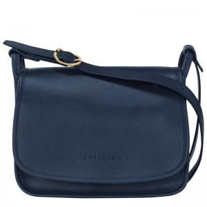 Longchamp Le Foulonné M Crossbody Bag Bleumarin | JPIBY-3527