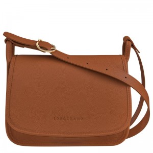 Longchamp Le Foulonné M Crossbody Bag Caramel | JHPXA-2364