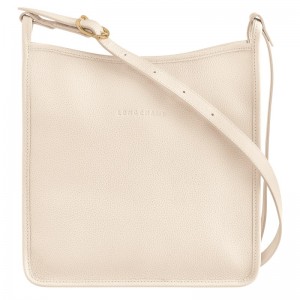 Longchamp Le Foulonné M Crossbody Bag Paper | WKTHV-6803