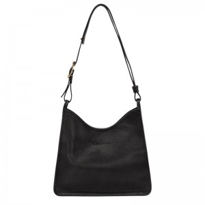 Longchamp Le Foulonné M Hobo Bag Negrii | ENHXF-6153