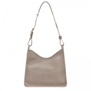 Longchamp Le Foulonné M Hobo Bag Turtledove | MXOWU-5962