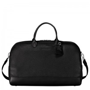 Longchamp Le Foulonné M Travel Bag Negrii | GAFZP-7853
