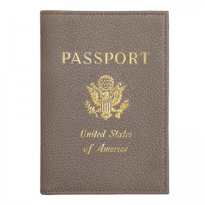Longchamp Le Foulonné Passport Cover Turtledove | GTZVM-2136