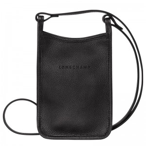 Longchamp Le Foulonné Phone Case Negrii | YFMNP-4591